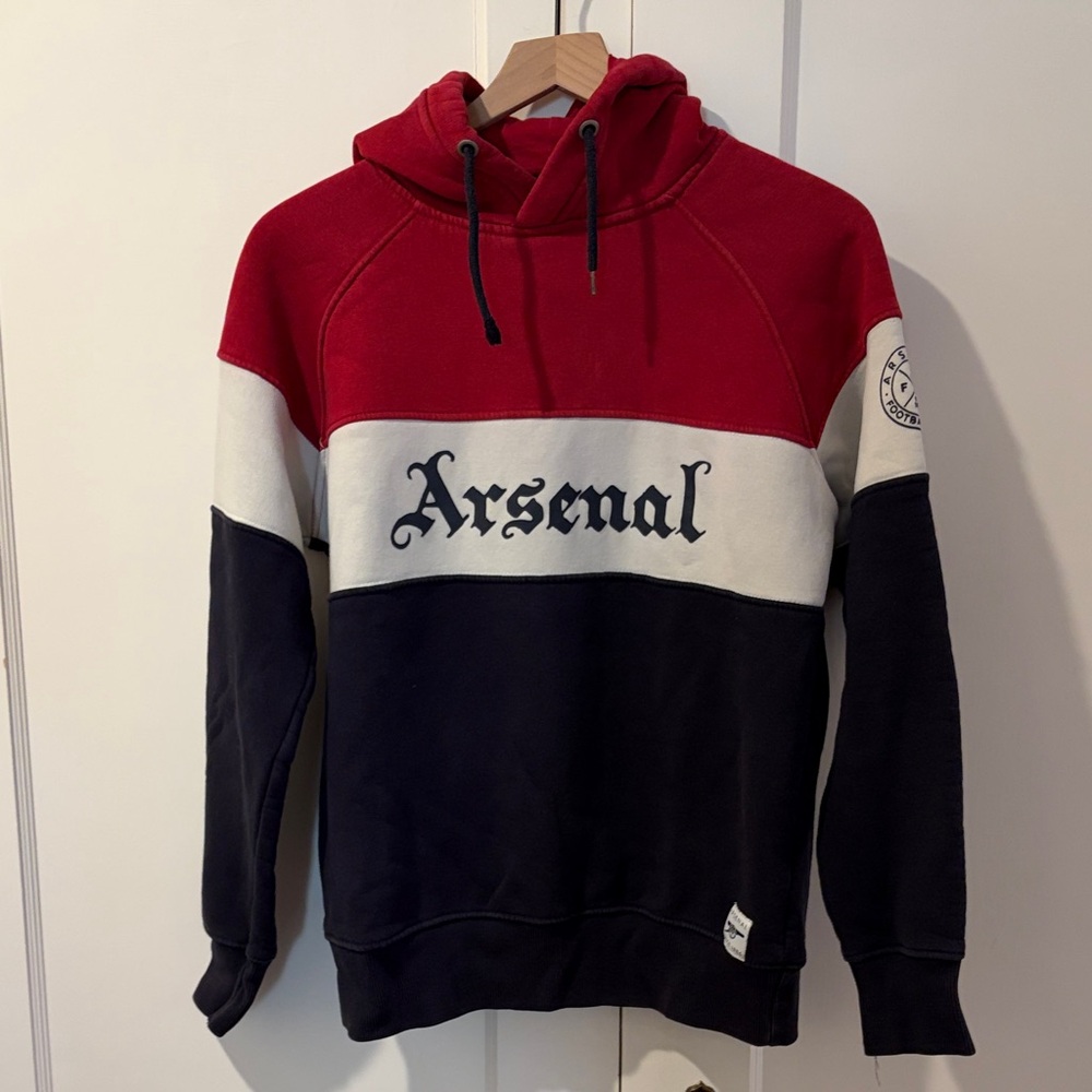Official Arsenal FC Hoodie - Red, White & Black